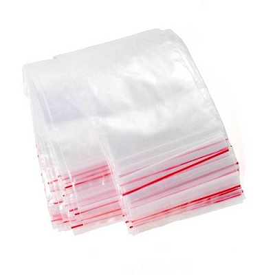 Пакет Zip Lock 8х18см С красной полосой (х100/1000) Китай