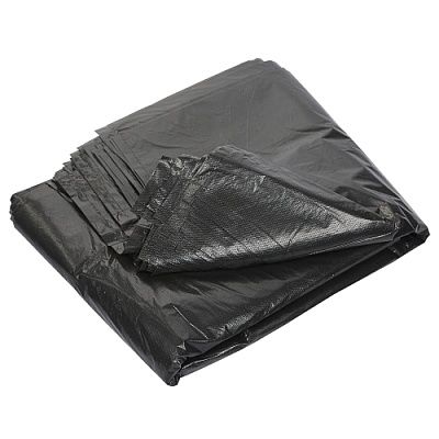Мешки мусорные ПВД 120л 50+20x110см (40) В пачках (по 20 шт) (х1/10) [упаковка]