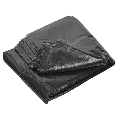Мешки мусорные ПВД 120л 50+20x110см (40) В пачках (по 20 шт) (х1/10) [упаковка]